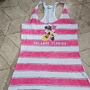Disney Parks Mickey Mouse Pink Tank Top
